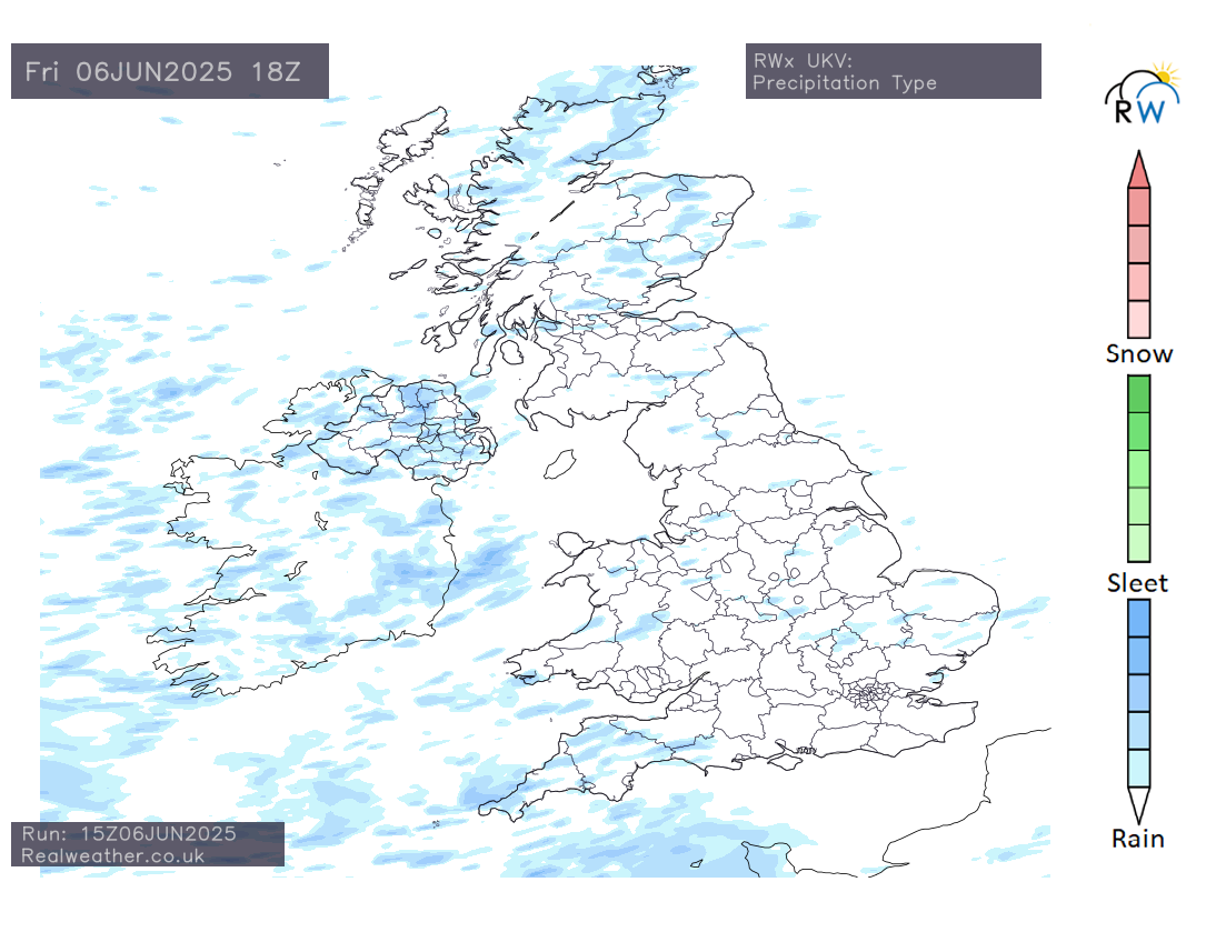 UKV Snow Charts Real Weather Accurate UK Weather Forecasts
